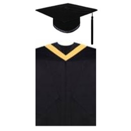 自定教育大學教育學院雙學位學士畢業袍  黑色灰泥板帽黑色辮子和流蘇  雙學位學士畢業袍製衣廠DA204 自定教育大學教育學院雙學位學士畢業袍  黑色灰泥板帽黑色辮子和流蘇  雙學位學士畢業袍製衣廠DA204